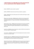 ACHE BOARD OF GOVERNORS EXAM HEALTHCARE 2026 ACTUAL QUESTIONS WITH VERIFIED ANSWERS&period;&NewLine;