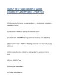 QMAP TEST QUESTIONS WITH CORRECT ANSWERS&vert; 2026&sol;27 UPDATED