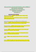 NR 599 FINAL EXAM QUESTIONS AND CORRECT &NewLine;DETAILED ANSWERS   &NewLine;CHAMBERLAIN UNIVERSITY  &NewLine;HIGHLY STUDIED  &NewLine;GRADED A&plus; 