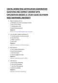 DIGITAL MARKETING CERTIFICATION EXAMINATION &NewLine;QUESTIONS AND CORRECT ANSWER WITH &NewLine;EXPLANATION GRADED A&plus; STUDY GUIDE