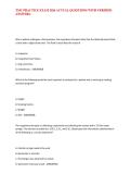 TMC PRACTICE EXAM 2026 ACTUAL QUESTIONS WITH VERIFIED ANSWERS&period;&NewLine;