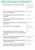 WGU C182 - Final Exam Study Set - Ultimate Exam Prep Guide - Verified Questions and Answers - A&plus; Guaranteed Success