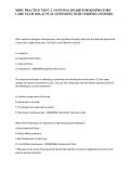 NBRC PRACTICE TEST -2 -NATIONAL BOARD FOR RESPIRATORY CARE EXAM 2026 ACTUAL QUESTIONS WITH VERIFIED ANSWERS&period;&NewLine;