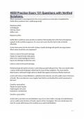 HESI Practice Exam 131 Questions with Verified Solutions&period;