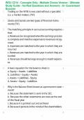 WGU C214 - Concepts Only - Multiple Choice Version - Ultimate Study Guide - Verified Questions and Answers - A&plus; Guaranteed Success