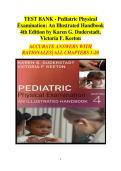 Pediatric Physical Examination&comma; 4th Edition &colon; Test Bank&comma; Practice Questions &semi; Answer Explanations &vert; Child Health Clinical Review & Exam Prep