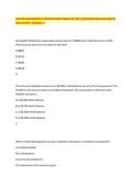 NACPB BOOKKEEPING CERTIFICATION PRACTICE TEST QUESTIONS WITH ACCURATE&NewLine;SOLUTIONS- GRADED A&plus;