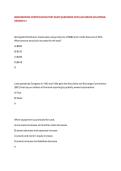 BOOKKEEPING CERTIFICATION TEST EXAM QUESTIONS WITH ACCURATE SOLUTIONSGRADED A&plus;