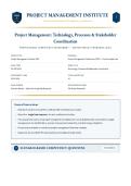Smartsheet Project Management Competency Assessment &ndash; PMI Standards &lpar;Latest 2026&sol;2027 Update&rpar; &vert; Complete Q&A with Verified Answers and Detailed Rationales &vert;  A&plus; Graded