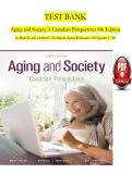 Aging and Society A Canadian Perspectives 8th Edition &NewLine;by Mark Novak&comma; Herbert C&period; Northcott&comma; Karen Kobayashi All Chapters 1 - 20 &NewLine;