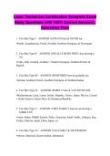 Laser Technician Certification Complete Exam &NewLine;Study Questions with 100&percnt; Correct Answers &vert; &NewLine;Guarantee Pass 