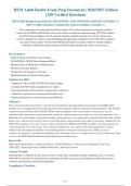 HESI Adult Health Exam Prep Document &vert; 2026&sol;2027 Edition&NewLine;&vert; 250 Verified Questions