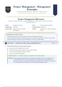 Project Management Milestones &ndash; Management Exam &lpar;Latest 2026&sol;2027 Update&rpar; &vert; Complete Q&A with Verified Answers and Detailed Rationales &vert; Smartsheet Milestone Creation &vert; A&plus; Graded