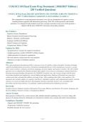 COGSCI 1B Final Exam Prep Document &vert; 2026&sol;2027 Edition &vert;&NewLine;250 Verified Questions