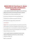 NSG 221 Final Exam V1&ndash;V3 &vert; NSG221 Final Exam V1&ndash;V3 &vert; Mental Health Nursing &vert; Herzing University &vert; Complete Exam Bundle with Detailed Verified Answers