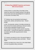 NJ Notary Exam 2026&sol;2027 Questions and Answers &NewLine;100&percnt; Correct Answers