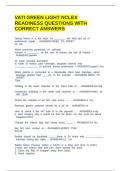  VATI GREEN LIGHT PREDICTOR 180 - CORRECT - 195 QUESTIONS & ANSWERS &vert; 100&percnt; VERIFIED SOLUTIONS &lpar;2026&rpar; UPDATE &vert;2026&excl;&excl; STUDY GUIDE EXAM