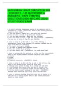 &NewLine;VATI GREEN LIGHT PREDICTOR 180 - CORRECT - 195 QUESTIONS & ANSWERS &vert; 100&percnt; VERIFIED SOLUTIONS &lpar;2026&rpar; UPDATE &vert;2026&excl;&excl; STUDY GUIDE EXAM&NewLine;