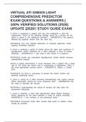 &NewLine;VATI GREEN LIGHT PREDICTOR 180 - CORRECT - 195 QUESTIONS & ANSWERS &vert; 100&percnt; VERIFIED SOLUTIONS &lpar;2026&rpar; UPDATE &vert;2026&excl;&excl; STUDY GUIDE EXAM&NewLine;