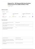Lifeguard Test - SGE Starguard Elite Exam Questions Correct Answers New Update &lpar;Verified A&plus; Pass&rpar;