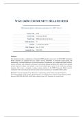 WGU D450 COMMUNITY HEALTH HESI &vert; 2025 LATEST UPDATE &vert; QUESTIONS AND ANSWERS &vert; 100&percnt; CORRECT
