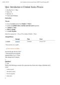 JURI 575 Quiz&colon; Introduction to Criminal Justice Process &vert; Score 60&sol;100&ast; &vert; Liberty University