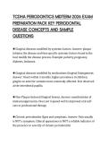 TCDHA PERIODONTICS MIDTERM 2026 EXAM&NewLine;PREPARATION PACK KEY PERIODONTAL&NewLine;DISEASE CONCEPTS AND SAMPLE&NewLine;QUESTIONS&NewLine;
