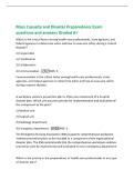 Mass Casualty and Disaster Preparedness Exam&NewLine;questions and answers Graded A&plus;&NewLine;Which is the critical factor among health-care professionals&comma; state agencies&comma; and&NewLine;federal agencies to determine when and how to evacuate safely during a natural&NewLine;disaster&quest;&NewLine;1&rpar;