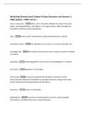 Marketing &lpar;Grewal&period;Levy&rpar; Chapter 8 Exam Questions and Answers &vert;&NewLine;2026 Update &vert; 100&percnt; Correct&period;&NewLine;direct investment -when a firm maintains 100 percent ownership of its&NewLine;plants&comma; operating facilities&comma; and offices in a foreign country&comma; often through the&NewLine;formatio