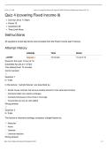 IE 420 Financial Engineering Quiz 4 &vert; Fixed Income II &vert; Full Questions and Answers &vert; Spring 2026 &vert; 100&percnt; Correct&period;