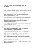 PHIL 154 EXAM 1 QUESTIONS AND VERIFIED ANSWERS