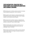 TCFP INSTRUCTOR 1 PRACTICE TEST 2&NewLine;EXAM SCRIPT 2026 COMPLETE QUESTIONS&NewLine;AND CORRECT ANSWERS