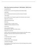 Micro Exam Questions and Answers &vert; 2026 Update &vert; 100&percnt; Correct&period;&NewLine;hyperglobalization&NewLine;the phenomenon of extremely high levels of international trade&NewLine;trade deficit&NewLine;when the dollar value of exports is less than the value of imports&NewLine;Trade Surplus&NewLine;when the 