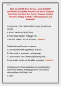 West Coast EMT Block 3 Exam Latest 2026&sol;2027 &NewLine;&vert;&vert;Verified Exam&excl;&excl;&excl;&vert;&vert; Most Recent Exam Actual Complete &NewLine;Real Exam Questions And Correct Answers &lpar;Verified &NewLine;Answers&rpar; Already Graded A&plus;&excl;&excl; Newest Exam &vert; Just &NewLine;Released&excl;&excl; 