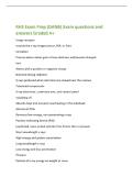 RHS Exam Prep &lpar;DANB&rpar; Exam questions and&NewLine;answers Graded A&plus;&NewLine;Image receptor&NewLine;records the x-ray image &lpar;sensor&comma; PSP&comma; or film&rpar;&NewLine;Ionization&NewLine;Process where atoms gain or lose electrons and become charged&NewLine;Ions&NewLine;Atoms with a positive or negative charge&NewLine;Bremsstr