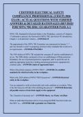 Certified Electrical Safety Compliance Professional NFPA 70E &vert; CESCP Exam Prep & Training