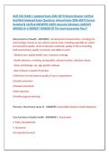 NUR 258 EXAM 1 Updated Exam 2026 WITH Recent Newest Verified &NewLine;And Well Analyzed Exam Questions  &lpar;Actual Exam 2026-2027&rpar; Correct &NewLine;Detailed & Verified ANSWERS &lpar;100&percnt; Accurate Solutions&rpar; ALREADY &NewLine;GRADED A&plus;&vert;&vert;NEWEST VERSION Of The Exam Guarantee Pass&excl;&excl; 