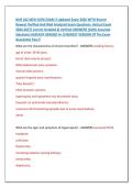 NUR 242 MED SURG EXAM 3 Updated Exam 2026 WITH Recent &NewLine;Newest Verified And Well Analyzed Exam Questions  &lpar;Actual Exam &NewLine;2026-2027&rpar; Correct Detailed & Verified ANSWERS &lpar;100&percnt; Accurate &NewLine;Solutions&rpar; ALREADY GRADED A&plus;&vert;&vert;NEWEST VERSION Of The Exam &NewLine;Guarantee P