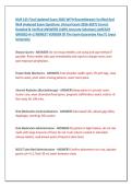 NUR 125 Final Updated Exam 2026 WITH RecentNewest Verified And &NewLine;Well Analyzed Exam Questions  &lpar;Actual Exam 2026-2027&rpar; Correct &NewLine;Detailed & Verified ANSWERS &lpar;100&percnt; Accurate Solutions&rpar; ALREADY &NewLine;GRADED A&plus;&vert;&vert;NEWEST VERSION Of The Exam Guarantee Pass&excl;&excl;&vert; Joyce 