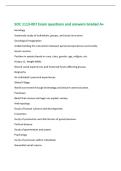 SOC 1113-007 Exam questions and answers Graded A&plus;&NewLine;Sociology&NewLine;Systematic study of individuals&comma; groups&comma; and social structures&period;&NewLine;Sociological Imagination&NewLine;Understanding the connection between personal experiences and society&period;&NewLine;Social Location&NewLine;Position in s