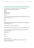 Soc 1102 Ch15 Exam questions and answers Graded A&plus;&NewLine;Which social institution organizes the ways in which a society produces&comma;&NewLine;distributes&comma; and consumes goods and services&quest;&NewLine;family&NewLine;economy&NewLine;health-care system&NewLine;health-care system&NewLine;economy&NewLine;In human history