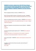 NSG6998 Pre-Predictor Updated Exam 2026 WITH Recent Newest &NewLine;Verified And Well Analyzed Exam Questions  &lpar;Actual Exam 2026-2027&rpar; &NewLine;Correct Detailed & Verified ANSWERS &lpar;100&percnt; Accurate Solutions&rpar; &NewLine;ALREADY GRADED A&plus;&vert;&vert;NEWEST VERSION Of The Exam Guarantee &NewLine;Pas
