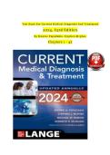 TEST BANK For Current Medical Diagnosis And Treatment 2024&comma; 63nd Edition By Papadakis & Mcphee&NewLine;