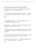 SOC 3 Exam questions and answers Graded A&plus;&NewLine;When tying an anchor point&comma; in order to reduce the leverage on that point&comma; you&NewLine;should attach to&quest; - The lowest point available&NewLine;In determining the amount of sag in a highline&comma; for every load of --------- with a 