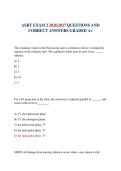 &NewLine;ASRT EXAM 2 2026&sol;2027 QUESTIONS AND CORRECT ANSWERS GRADED A&plus;&NewLine;