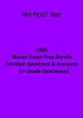 MN POST Test Final &vert; Minnesota Peace Officer Standards Exam Prep 2026