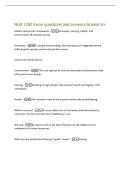 NUR 1290 Exam questions and answers Graded A&plus;&NewLine;Molloy Humanistic Framework -Humanity&comma; valuing&comma; health&comma; and&NewLine;environment all around nursing&NewLine;Humanity -A unique human being&comma; functioning as an integrated whole&comma;&NewLine;reflecting bio-psycho-social-cultural dimensio