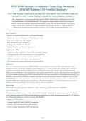 WGU D488 Security Architecture Exam 2026-2027 QUESTIONS AND ANSWERS ALREADY&NewLine;GRADED A&plus;&period; 100&percnt; Verified Solutions &vert; Updated Per Latest Guidelines &vert; Graded A&plus;
