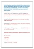 MBI 131 Final Exam Updated Exam 2026 WITH Recent Newest Verified &NewLine;And Well Analyzed Exam Questions  &lpar;Actual Exam 2026-2027&rpar; Correct &NewLine;Detailed & Verified ANSWERS &lpar;100&percnt; Accurate Solutions&rpar; ALREADY &NewLine;GRADED A&plus;&vert;&vert;NEWEST VERSION Of The Exam Guarantee Pass&excl;&excl;&vert; 