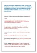 MBI 131 Exam 2 Updated Exam 2026 WITH Recent Newest Verified &NewLine;And Well Analyzed Exam Questions  &lpar;Actual Exam 2026-2027&rpar; Correct &NewLine;Detailed & Verified ANSWERS &lpar;100&percnt; Accurate Solutions&rpar; ALREADY &NewLine;GRADED A&plus;&vert;&vert;NEWEST VERSION Of The Exam Guarantee Pass&excl;&excl;&vert; &NewLine;Mi